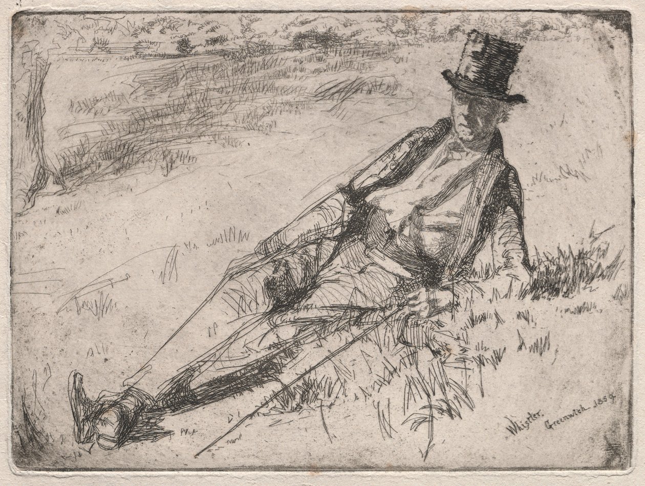 Greenwich Pensioner by James Abbott McNeill Whistler