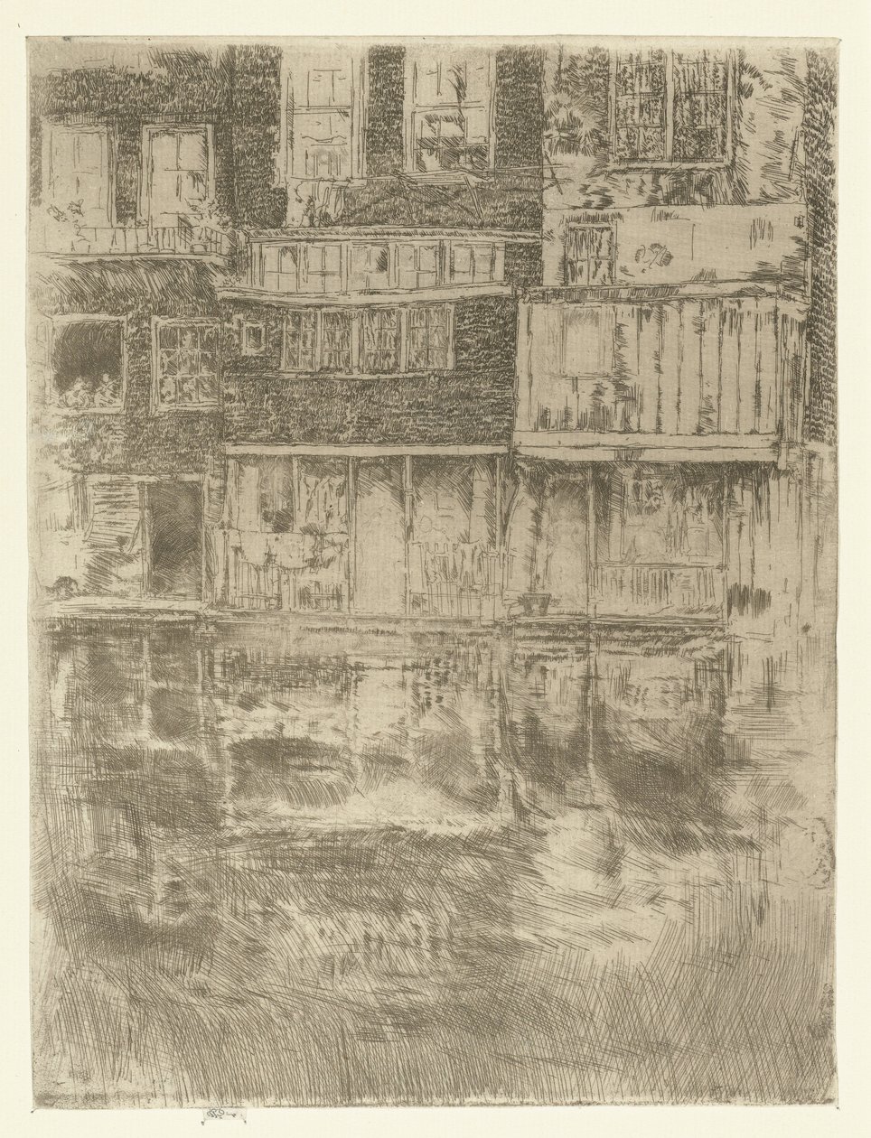 Houses in Amsterdam by James Abbott McNeill Whistler