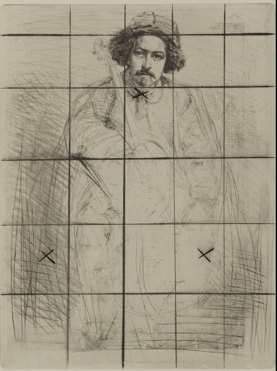 J. Becquet, Sculptor by James Abbott McNeill Whistler