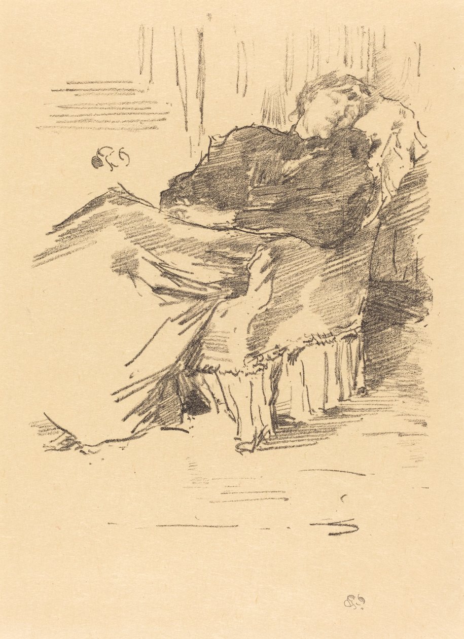 La Belle Dame Endormie by James Abbott McNeill Whistler