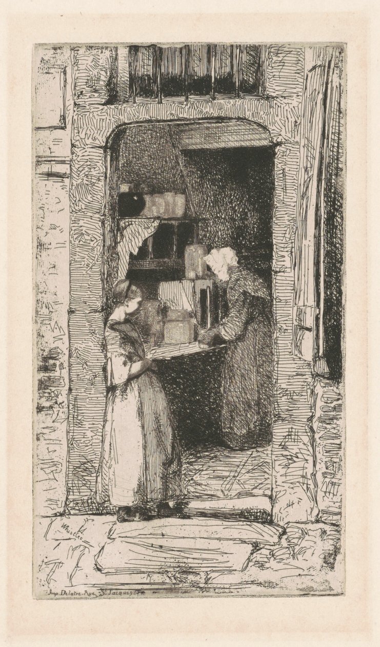 The Mustard Seller by James Abbott McNeill Whistler