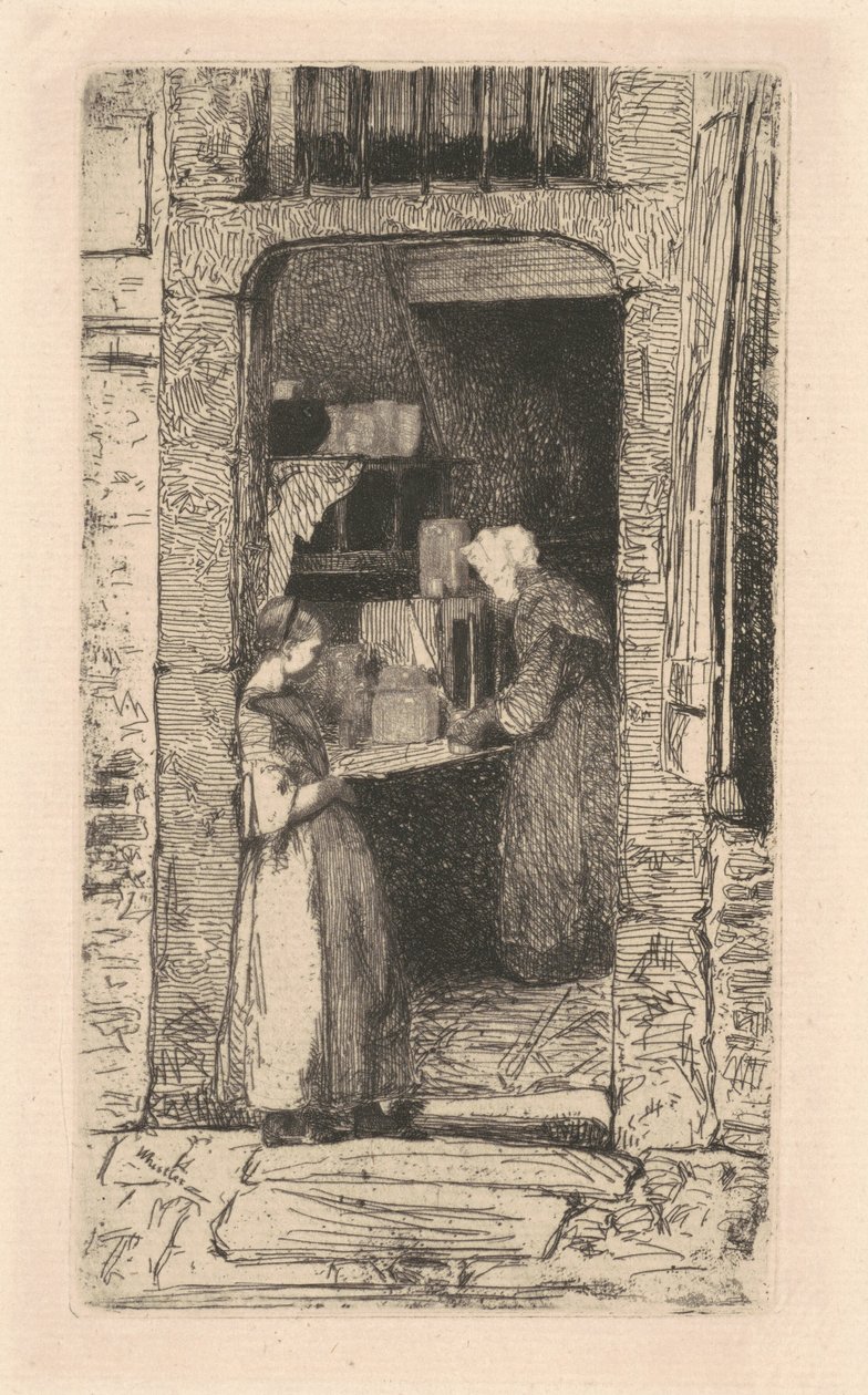 The Mustard Seller, 1858 by James Abbott McNeill Whistler