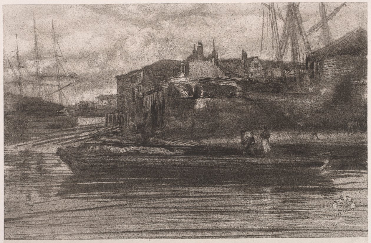 Limehouse, 1878 by James Abbott McNeill Whistler