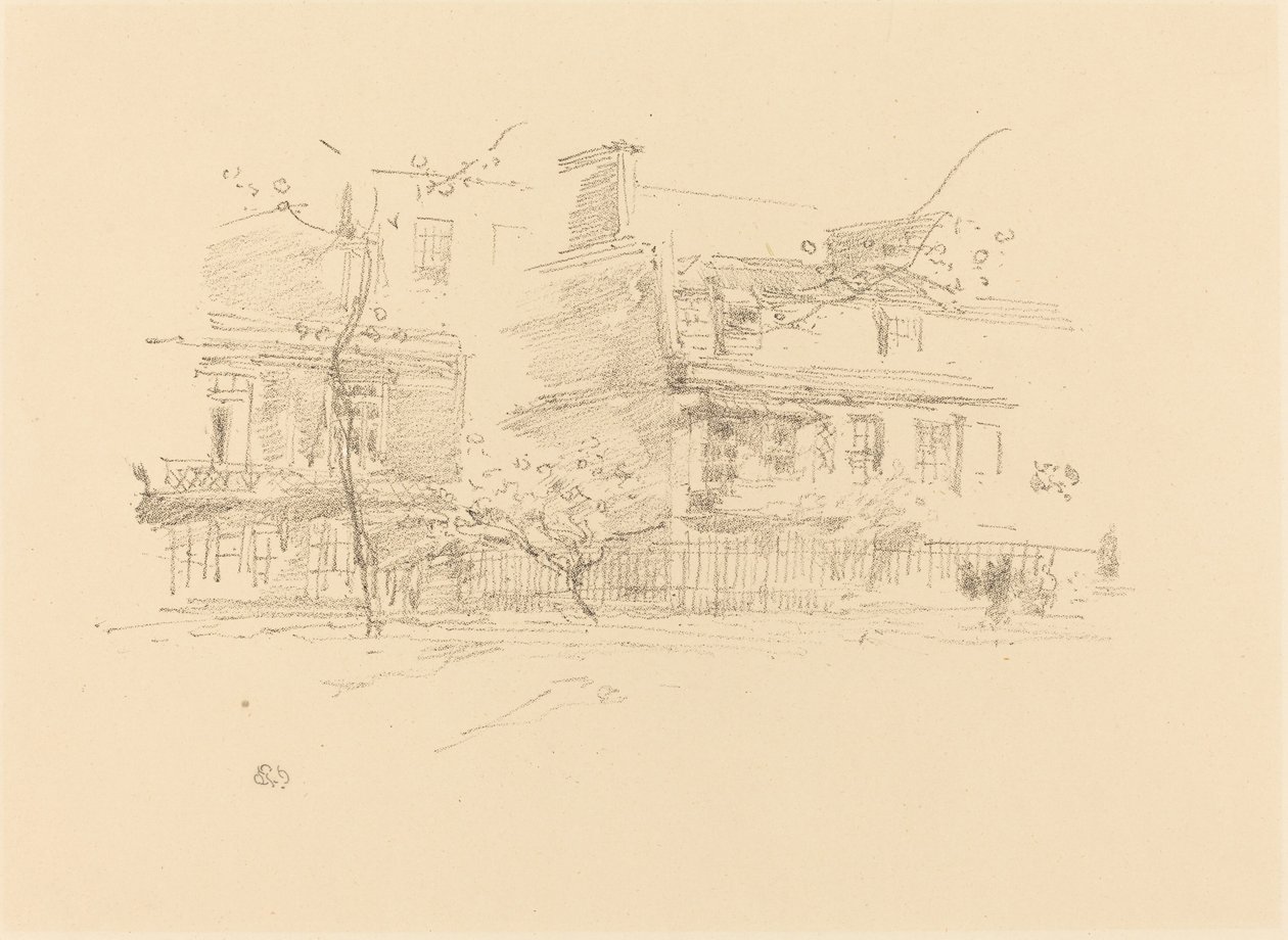 Lindsay Row, Chelsea by James Abbott McNeill Whistler