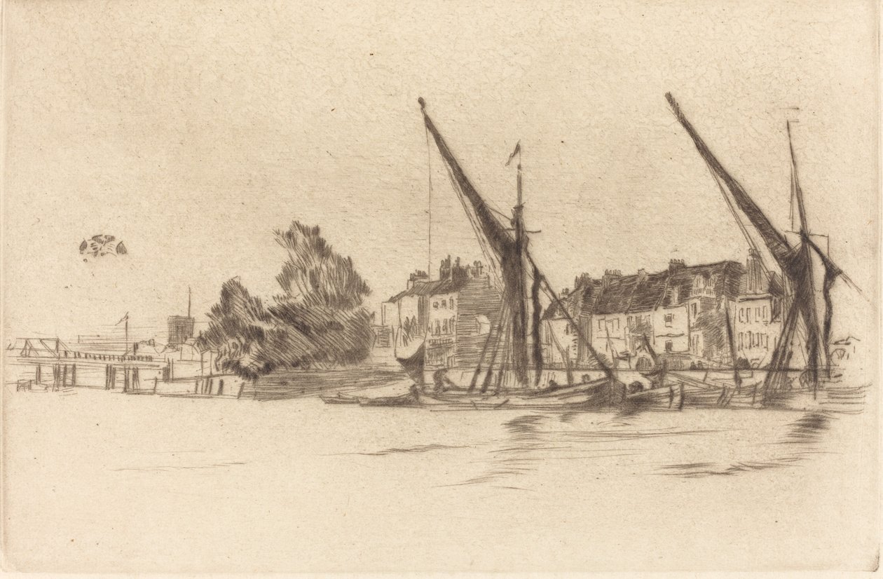Lindsey Houses by James Abbott McNeill Whistler