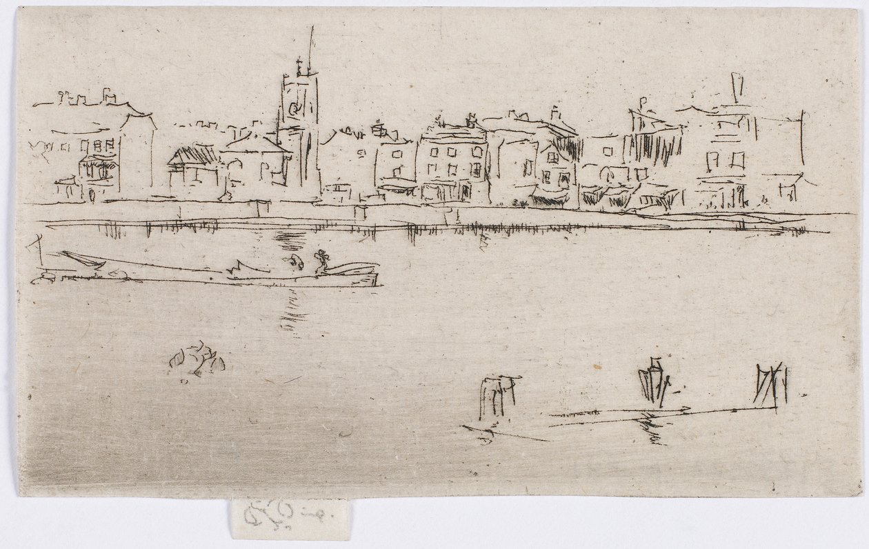 Little Chelsea Memorial by James Abbott McNeill Whistler