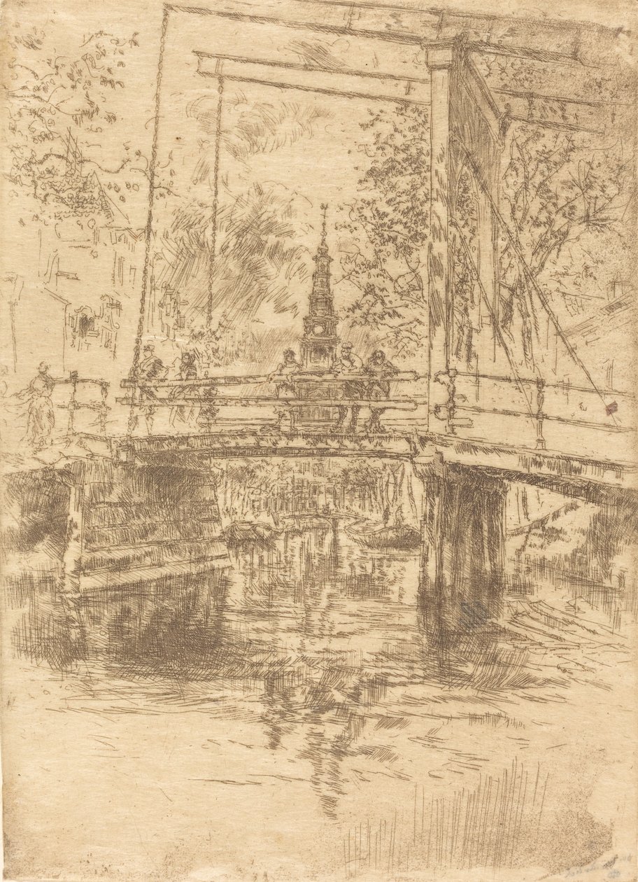 Little Drawbridge, Amsterdam by James Abbott McNeill Whistler