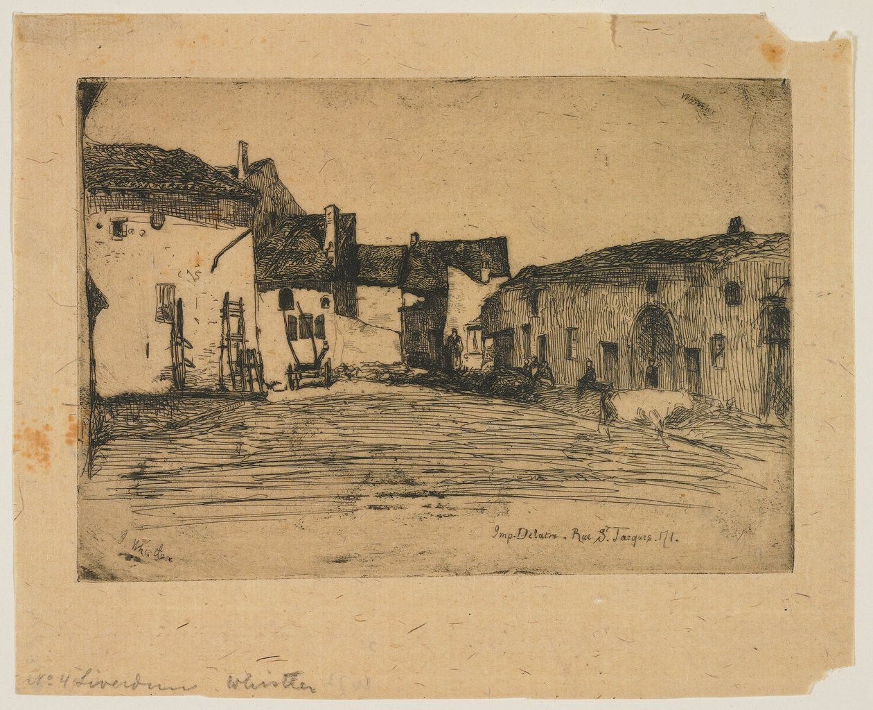 Liverdun from Twelve Etchings from Nature by James Abbott McNeill Whistler