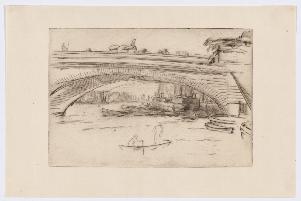 London Bridge, c.1875 by James Abbott McNeill Whistler