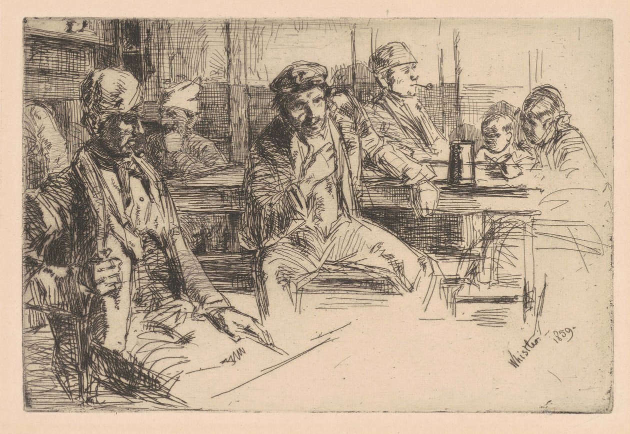 Longshoreman, 1859 by James Abbott McNeill Whistler