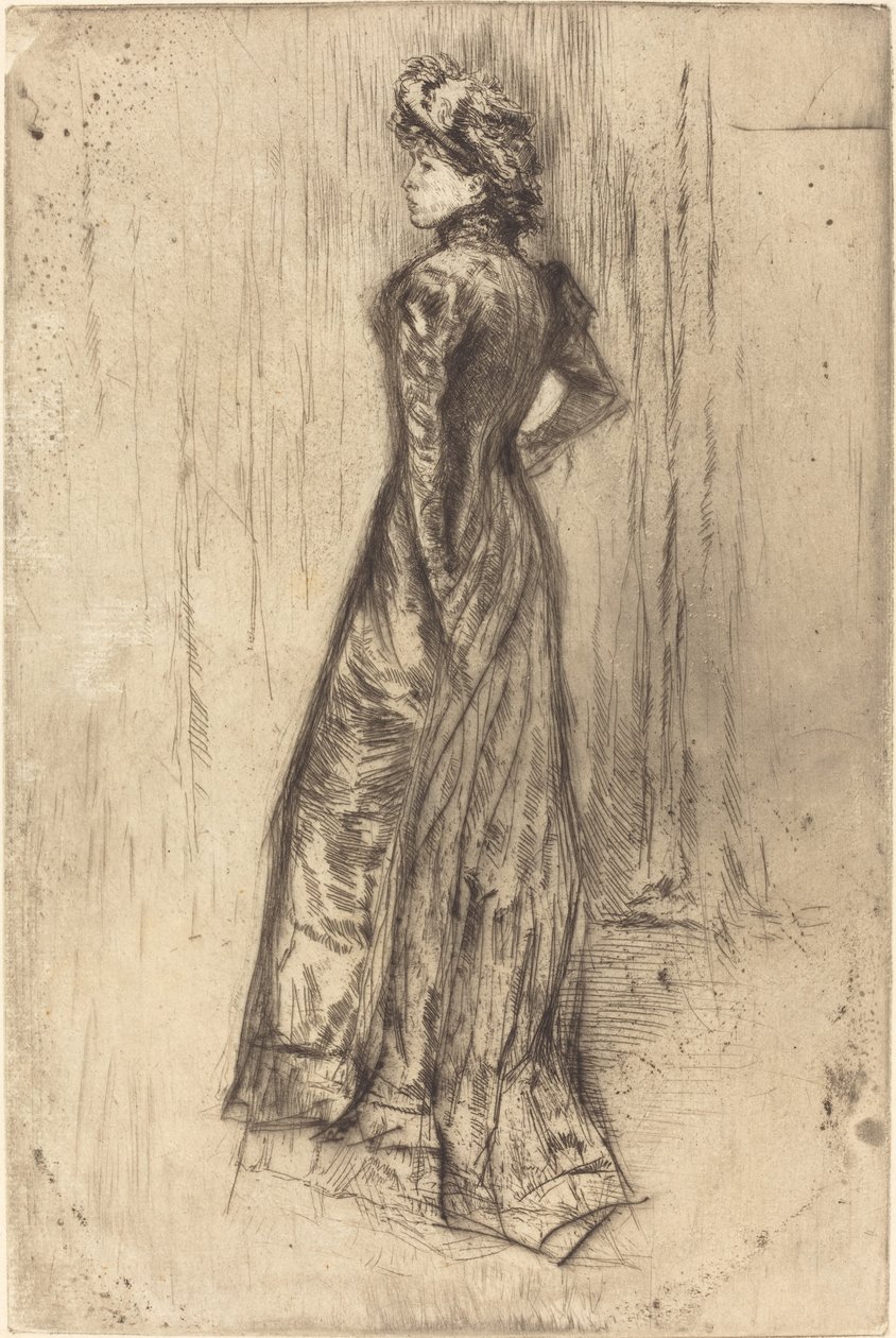 Maud, Standing, c. 1873 by James Abbott McNeill Whistler