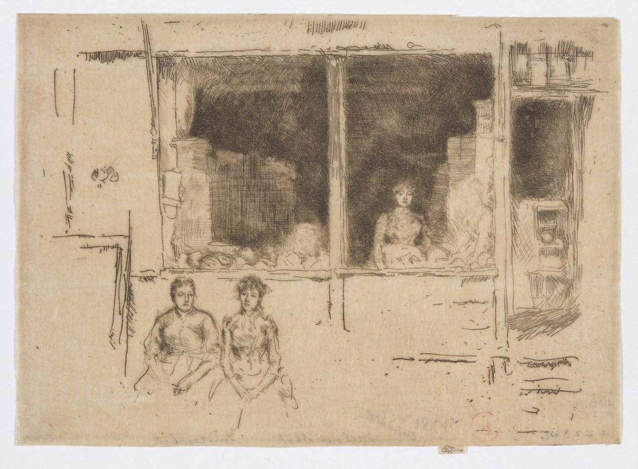 Melon Shop, Hounsditch, c.1886-88 by James Abbott McNeill Whistler