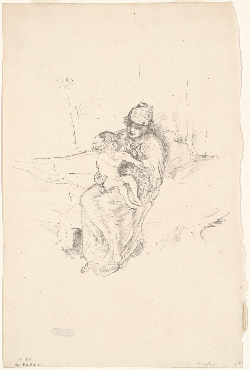 Mother and Child, No. 1 by James Abbott McNeill Whistler