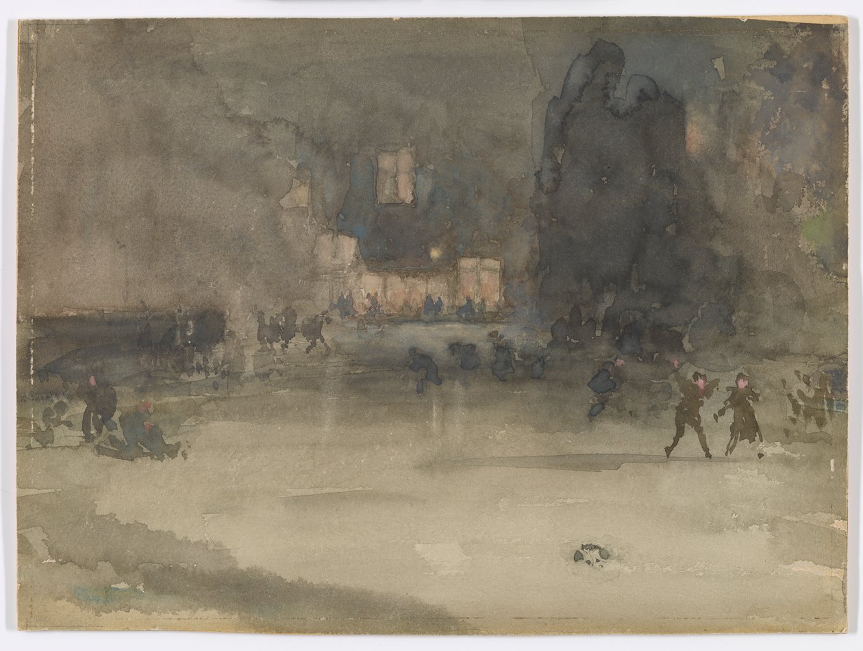 Nocturne: Amsterdam in Winter by James Abbott McNeill Whistler