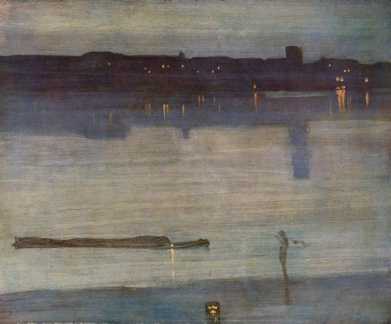 Nocturne in Blue and Green, 1870 by James Abbott McNeill Whistler
