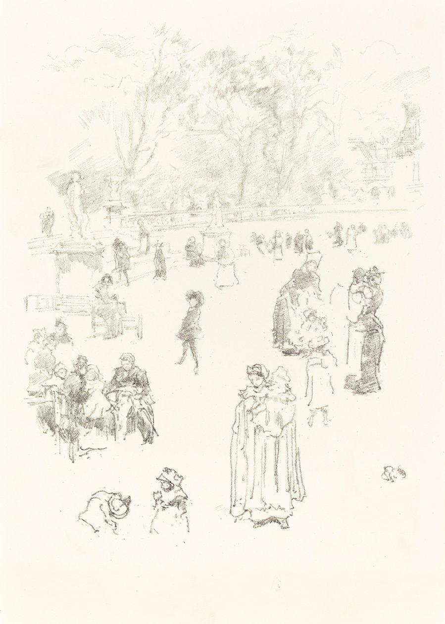 Nursemaids: Les Bonnes du Luxembourg by James Abbott McNeill Whistler