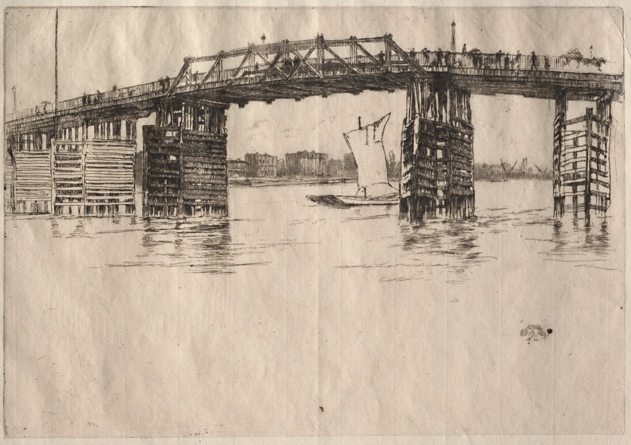 Old Battersea Bridge by James Abbott McNeill Whistler