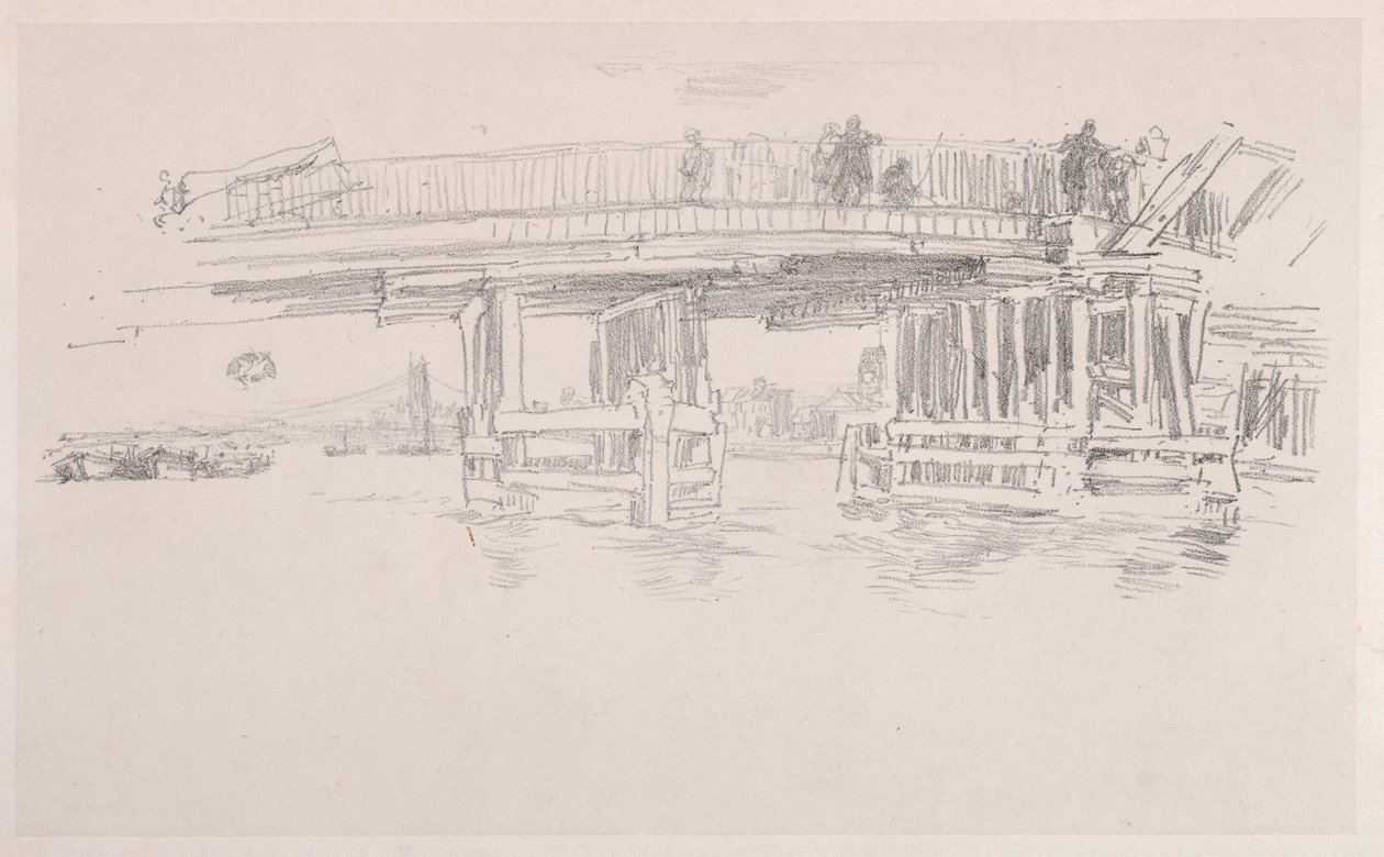 Old Battersea Bridge by James Abbott McNeill Whistler