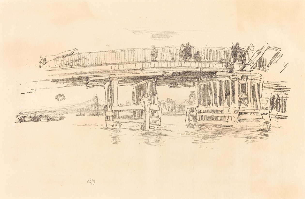 Old Battersea Bridge by James Abbott McNeill Whistler