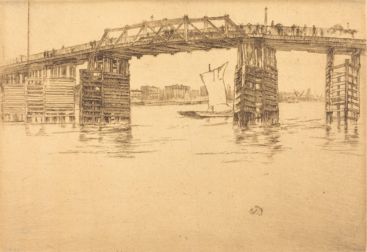 Old Battersea Bridge, 1879 by James Abbott McNeill Whistler