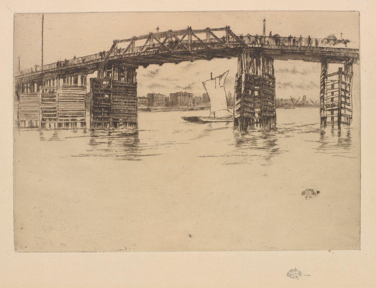 Old Battersea Bridge by James Abbott McNeill Whistler