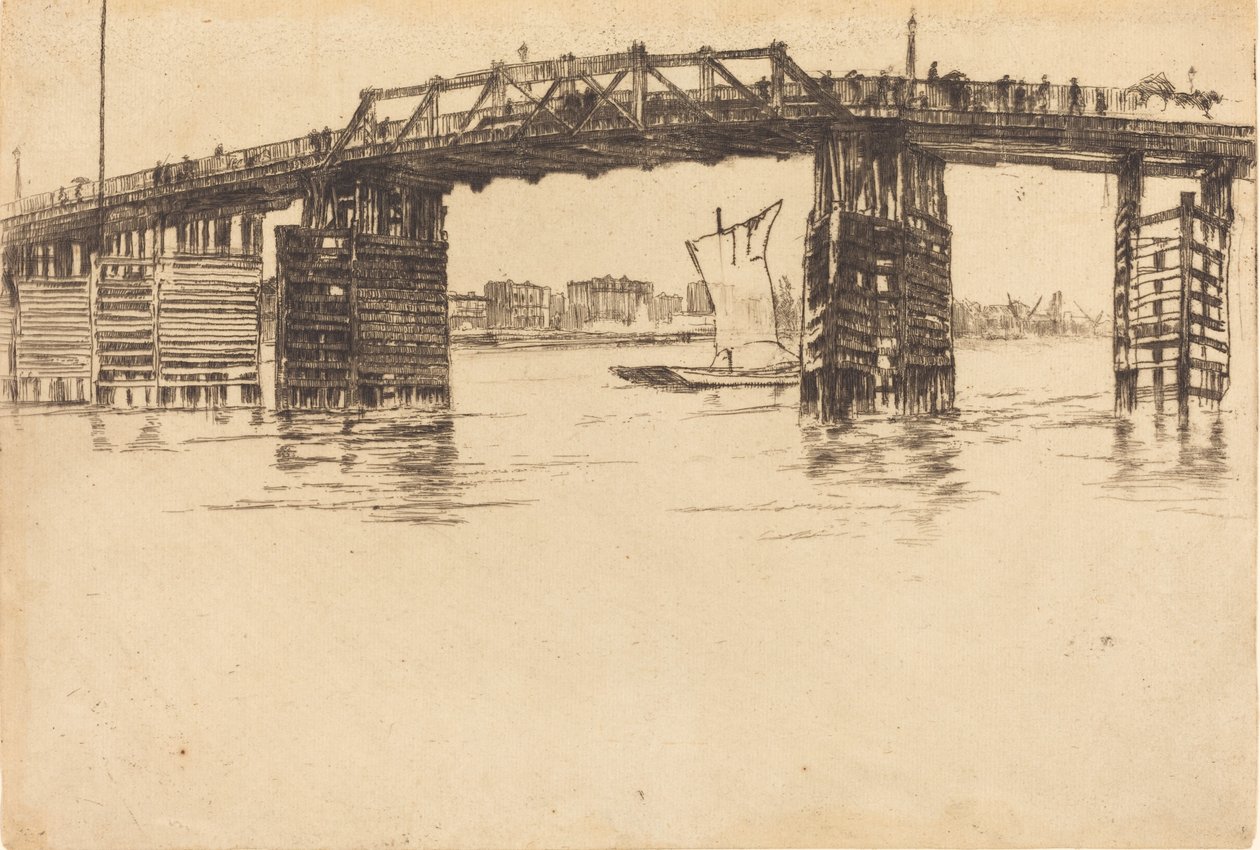 Old Battersea Bridge by James Abbott McNeill Whistler