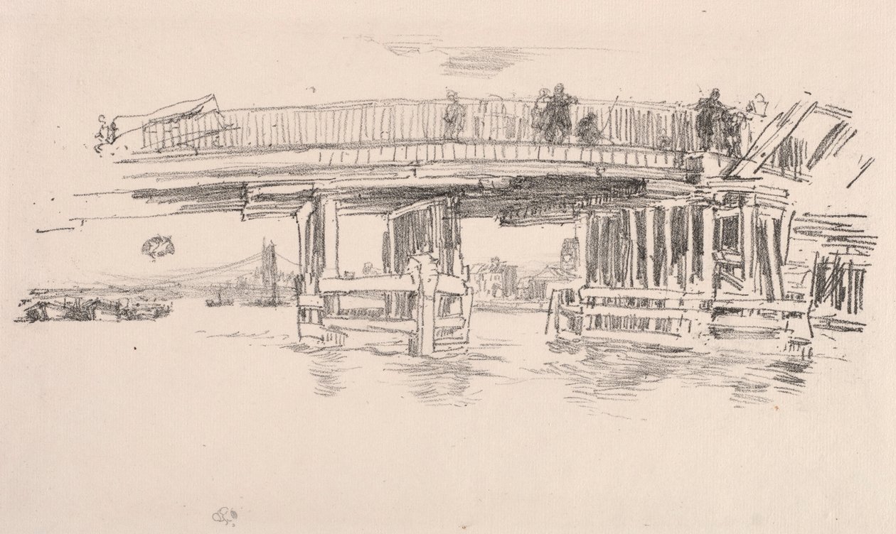 Old Battersea Bridge, 1879 by James Abbott McNeill Whistler