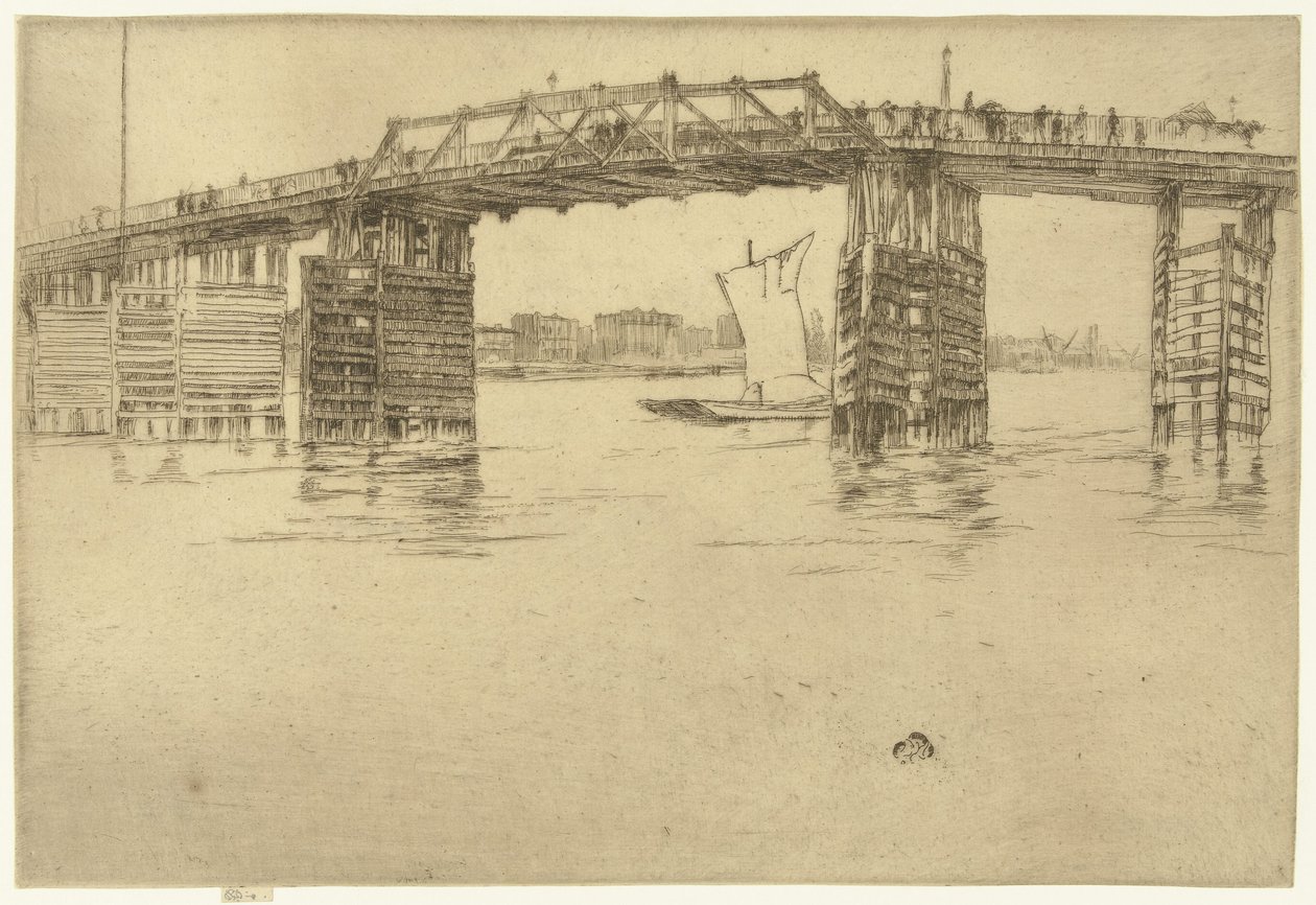 Old Battersea Bridge by James Abbott McNeill Whistler