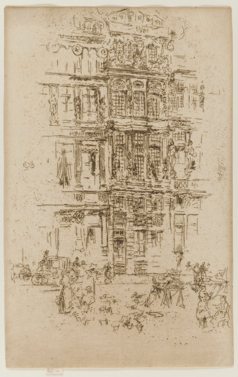 Palaces, Brussels by James Abbott McNeill Whistler
