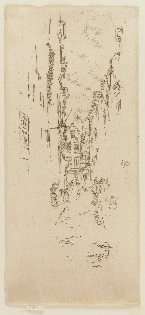 Petite Rue des Bouchers by James Abbott McNeill Whistler