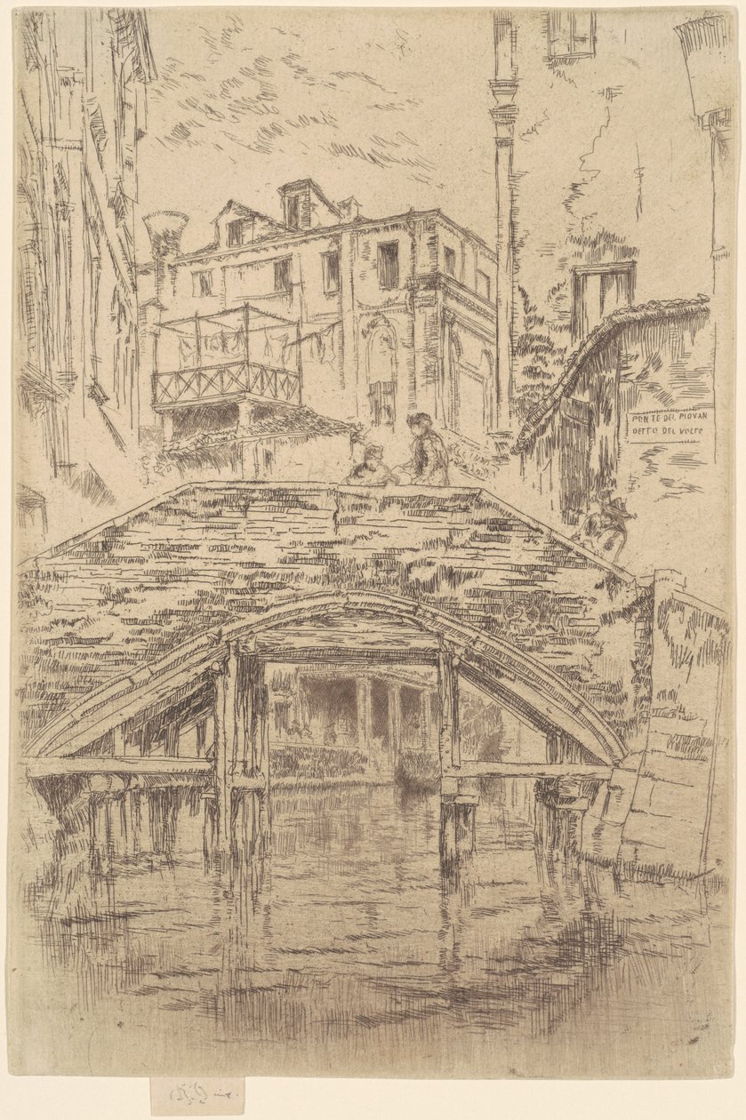 Ponte del Piovan by James Abbott McNeill Whistler