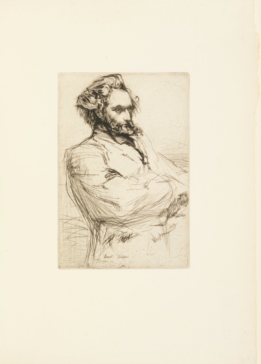 Drouet by James Abbott McNeill Whistler