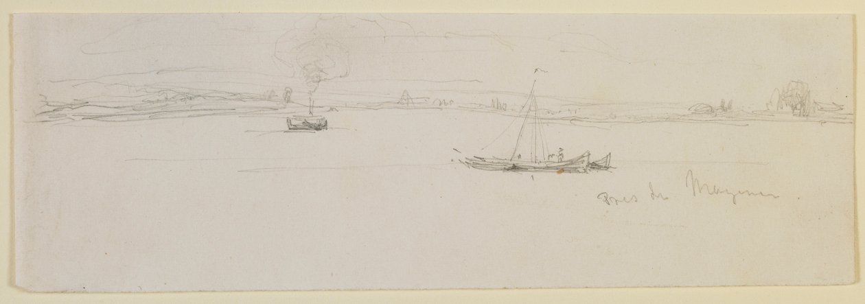 Near Mainz, 1858 by James Abbott McNeill Whistler