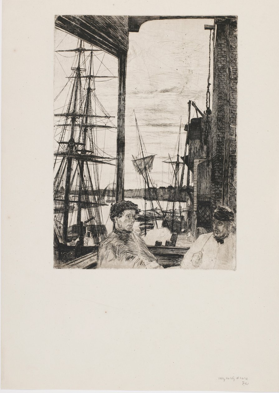 Rotherhithe, 1860 by James Abbott McNeill Whistler