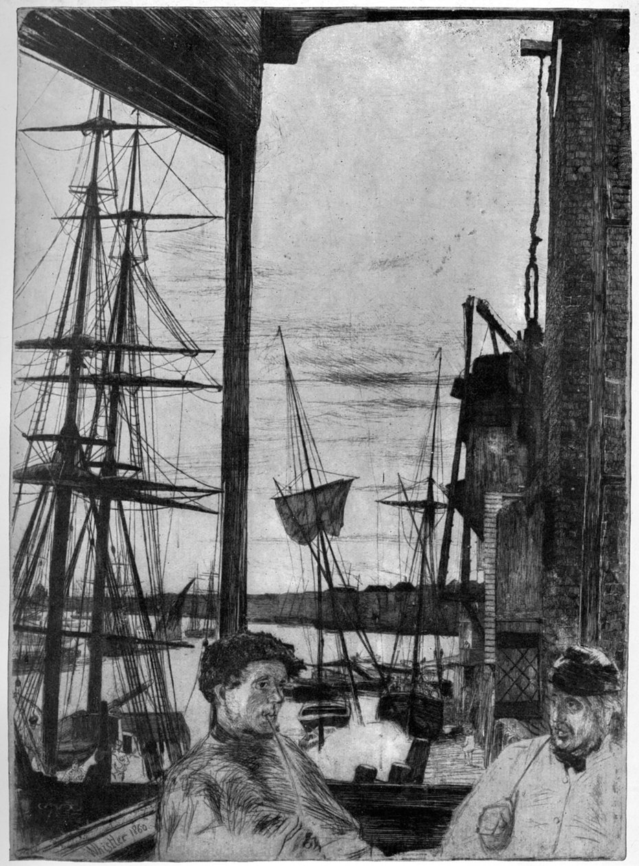 Rotherhithe by James Abbott McNeill Whistler