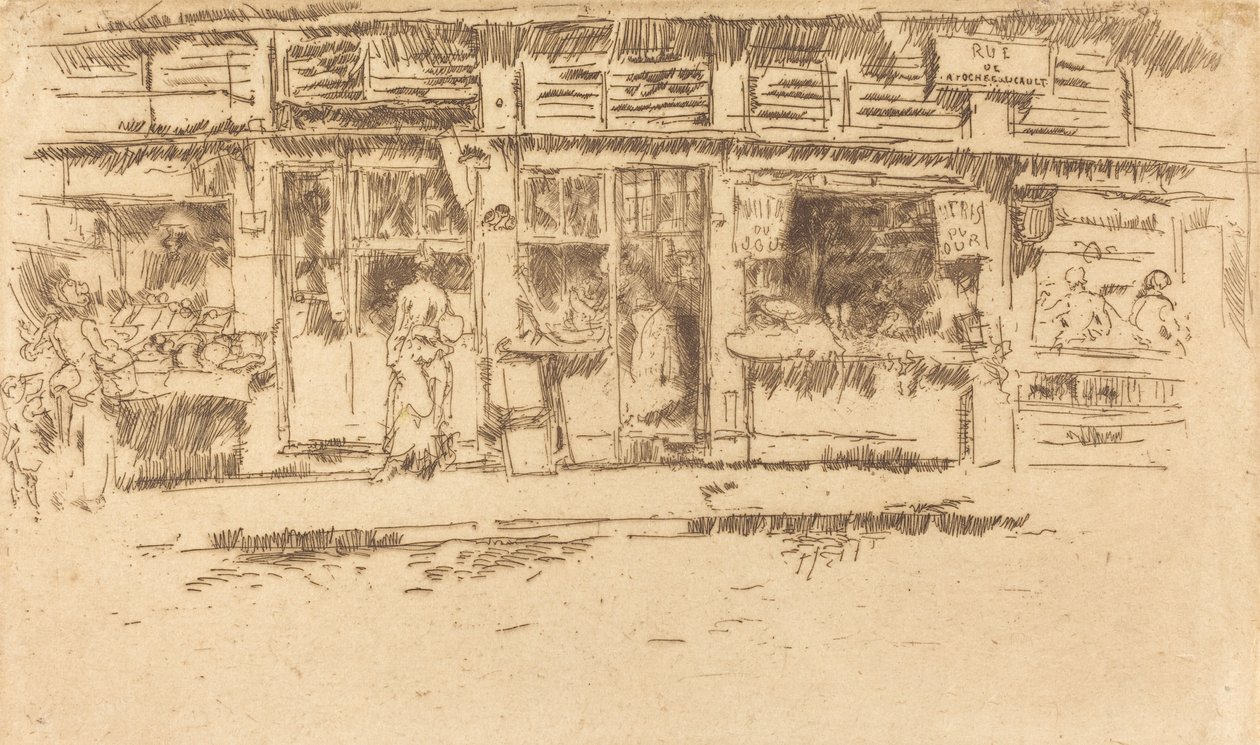 Rue de la Rochefoucault, 1893 by James Abbott McNeill Whistler