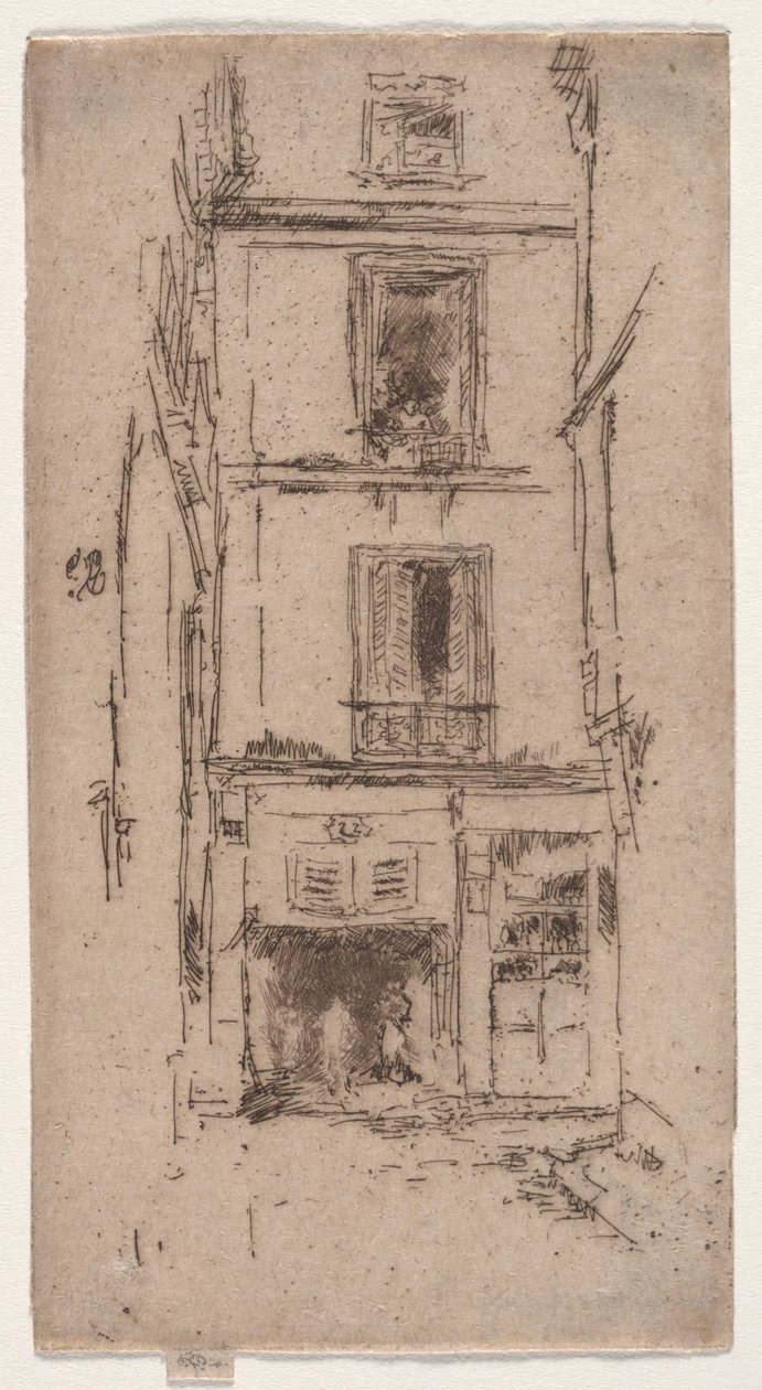 Rue des Bons Enfants, Tours by James Abbott McNeill Whistler