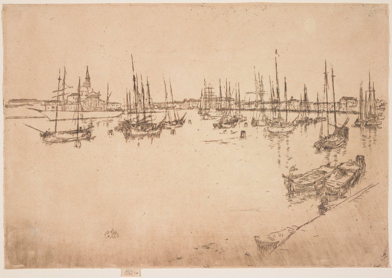 San Giorgio from The Second Venice Set by James Abbott McNeill Whistler