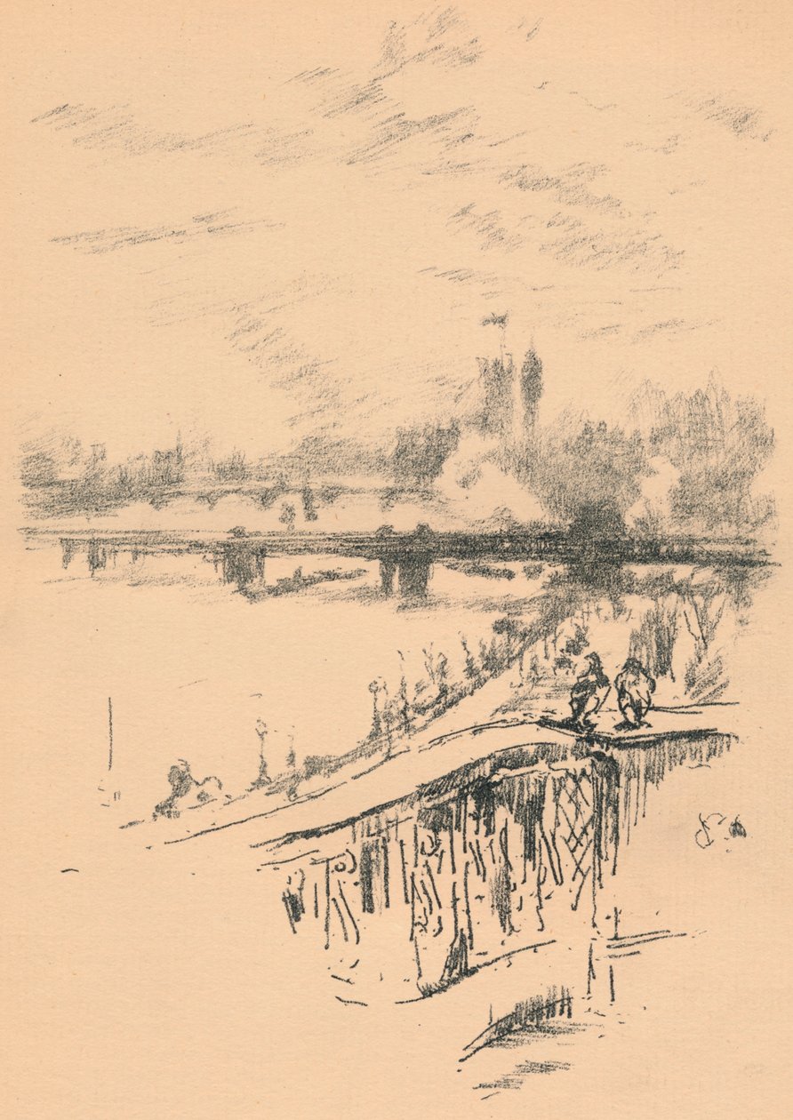 Savoy Pigeons by James Abbott McNeill Whistler