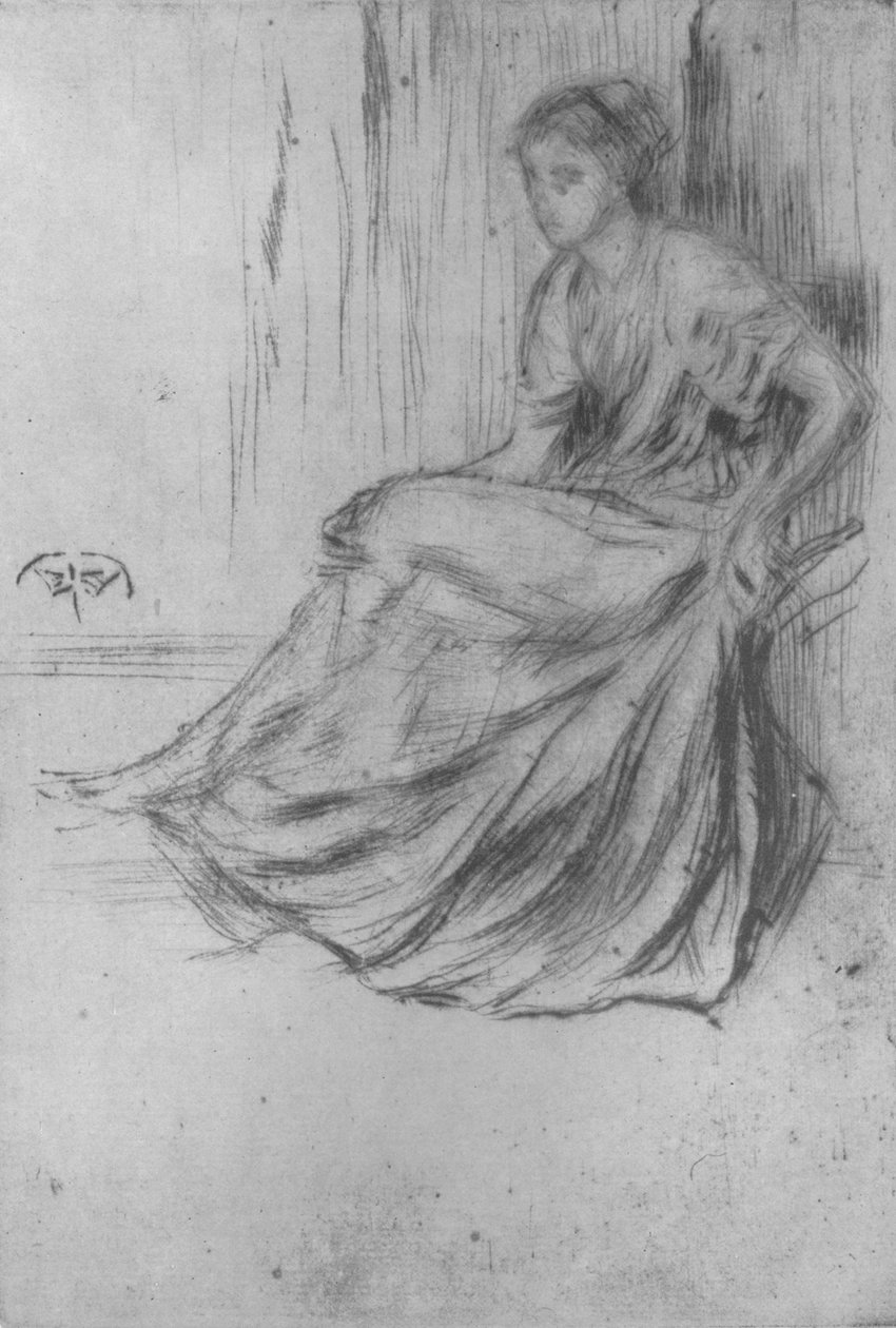 Seated Girl by James Abbott McNeill Whistler