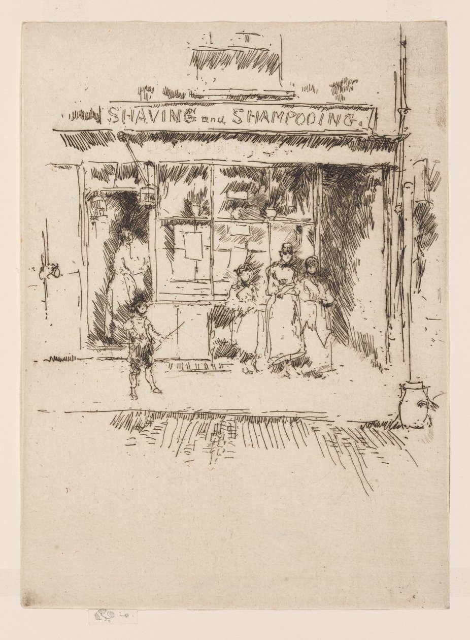 Shaving and Shampooing by James Abbott McNeill Whistler
