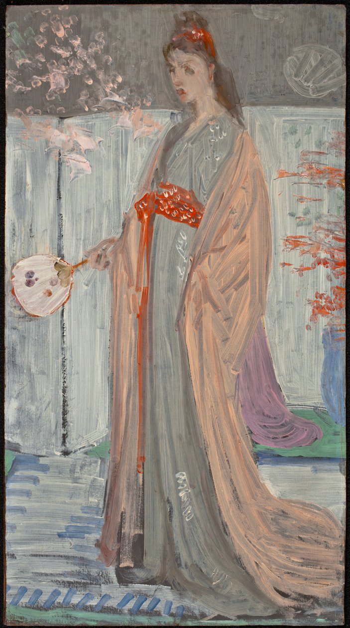 Sketch for Rose and Silver: La Princesse du Pays de la Porcelaine by James Abbott McNeill Whistler