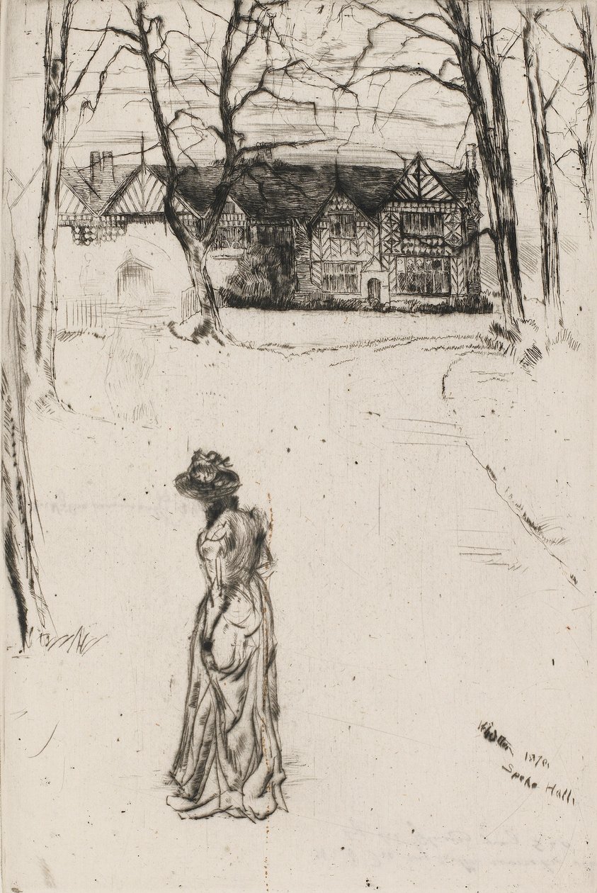 Speke Hall: The Avenue by James Abbott McNeill Whistler