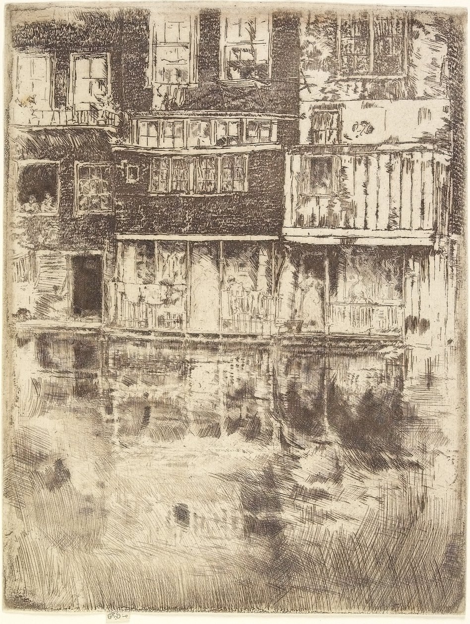 Square House, Amsterdam, 1889 by James Abbott McNeill Whistler