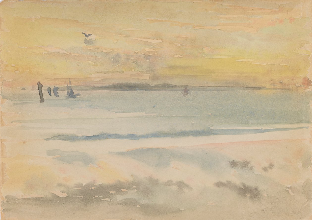 St. Ives: Sunset by James Abbott McNeill Whistler