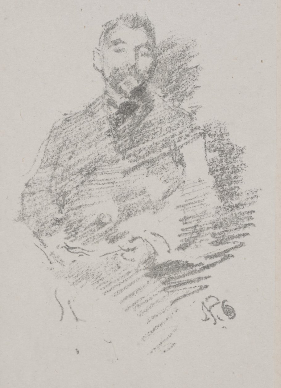 Stéphane Mallarmé by James Abbott McNeill Whistler