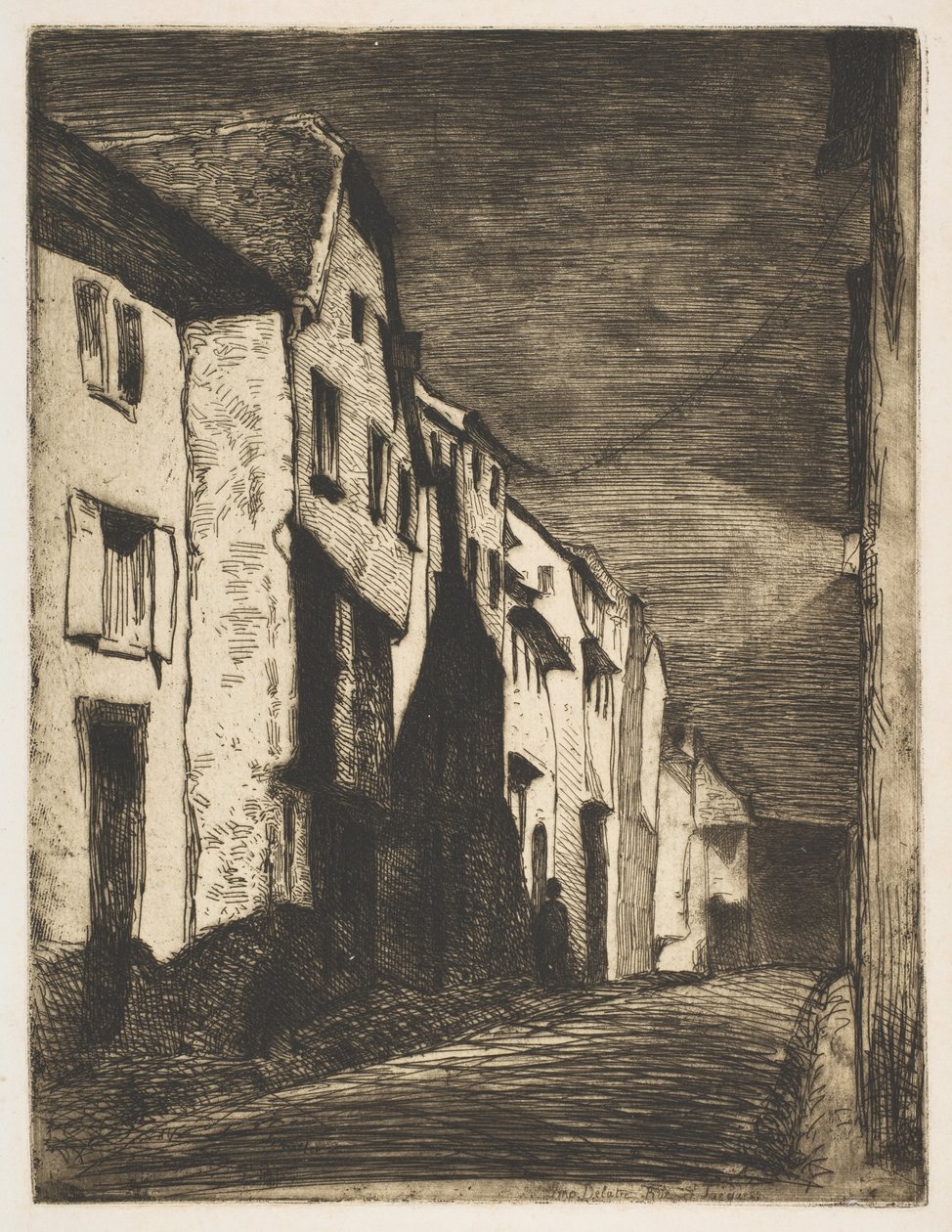Street at Saverne by James Abbott McNeill Whistler