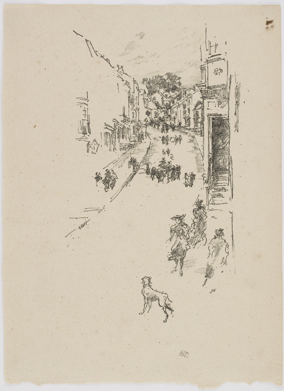 Sunday, Lyme Regis by James Abbott McNeill Whistler