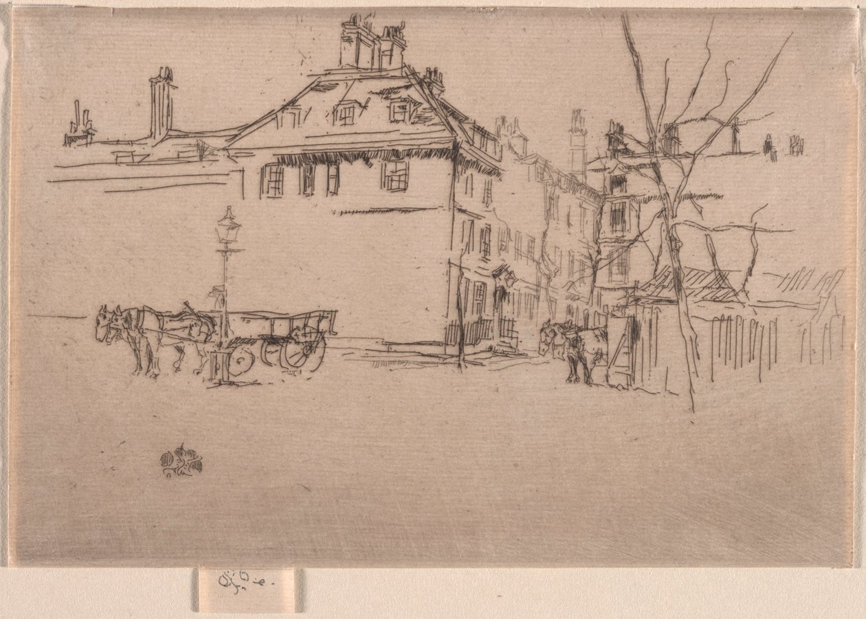 Temple, 1886 by James Abbott McNeill Whistler