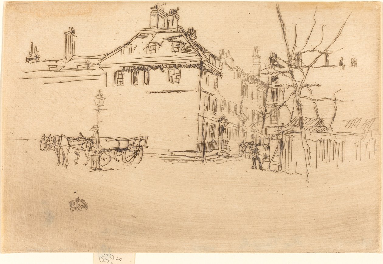 Temple, c. 1880-1881 by James Abbott McNeill Whistler
